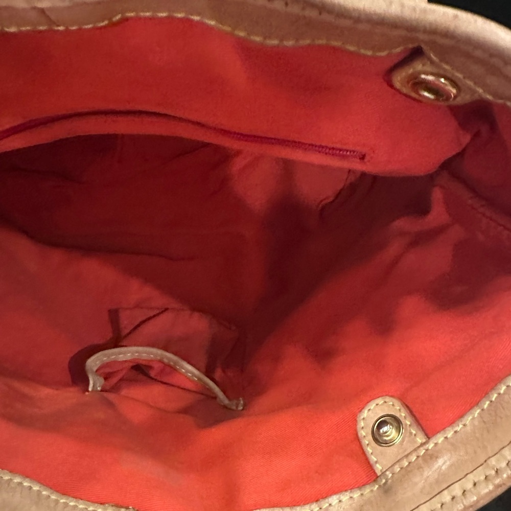 BubbleGum  Y2K Dooney & Bourke Multicolor Logo-Print Canvas Tote RARE color - Picture 10 of 14